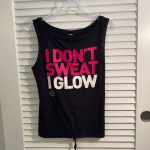 Pre-Loved One of a Kind Customized Zumba Tank